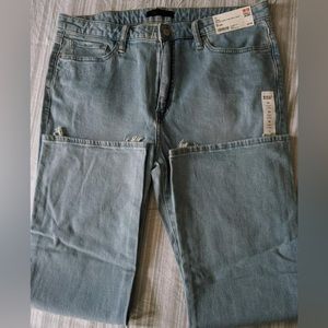 Uniqlo Women’s high rise skinny flare ankle jeans